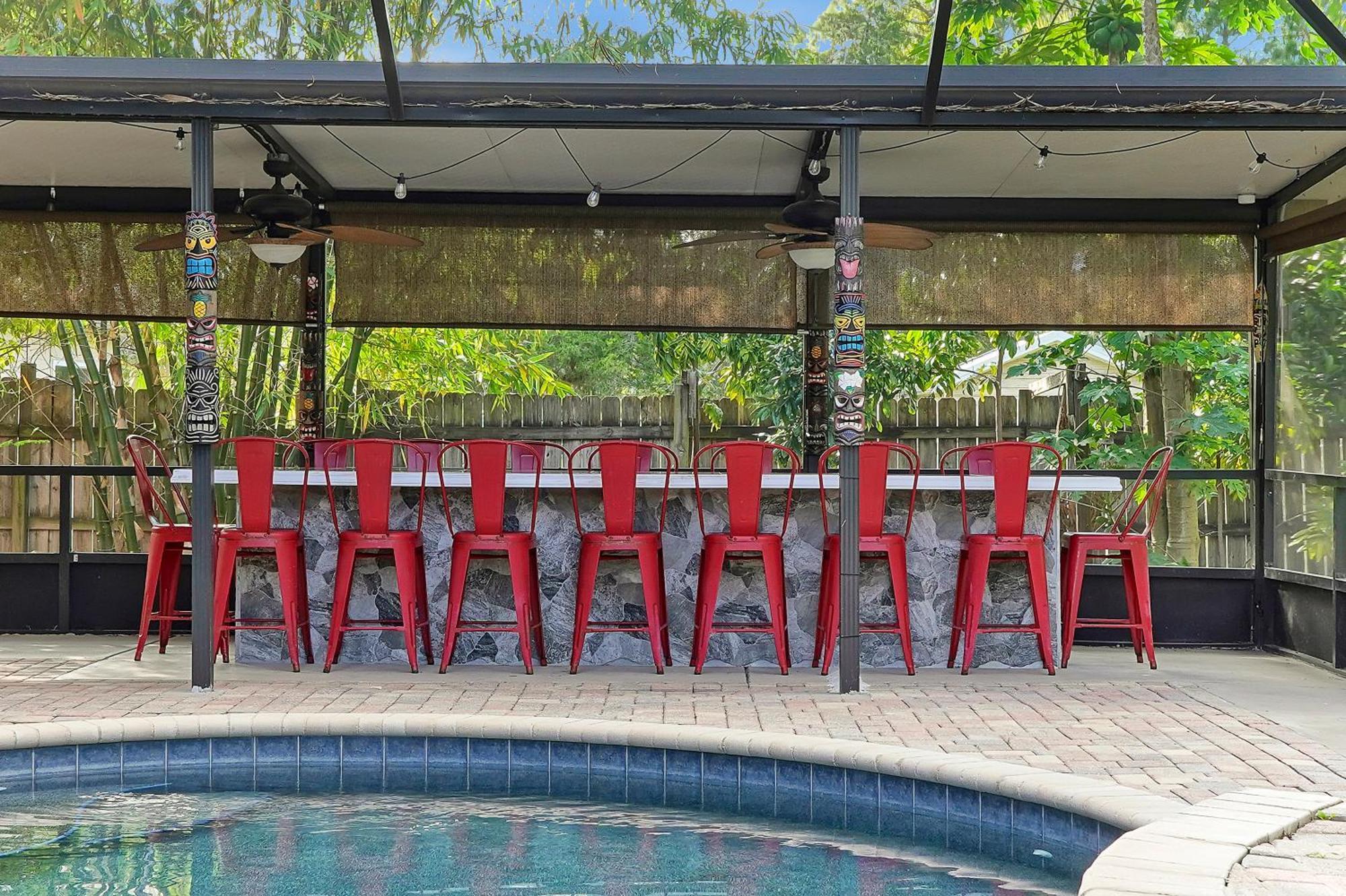 Poolside Cocoa Oasis W/ Tiki Bar! Villa Frontenac Buitenkant foto